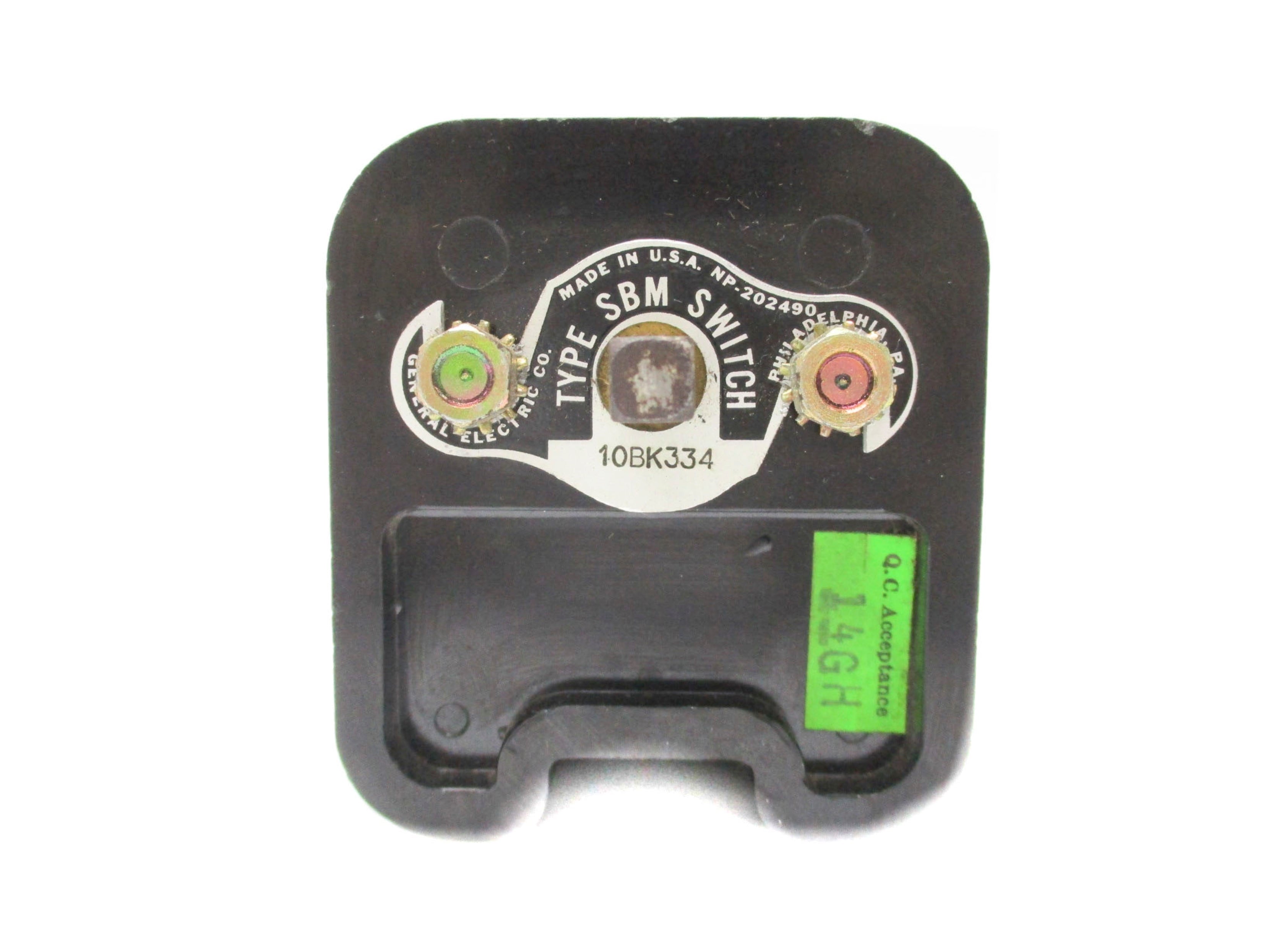 GENERAL ELECTRIC SBM10BK334 NSNP