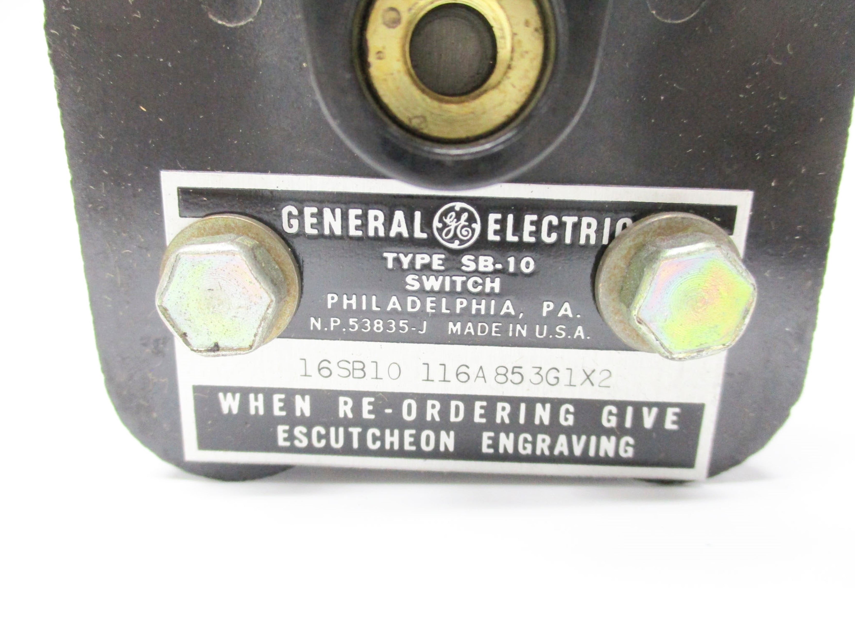 GENERAL ELECTIRC 16SB10116A853G1X2 NSNP