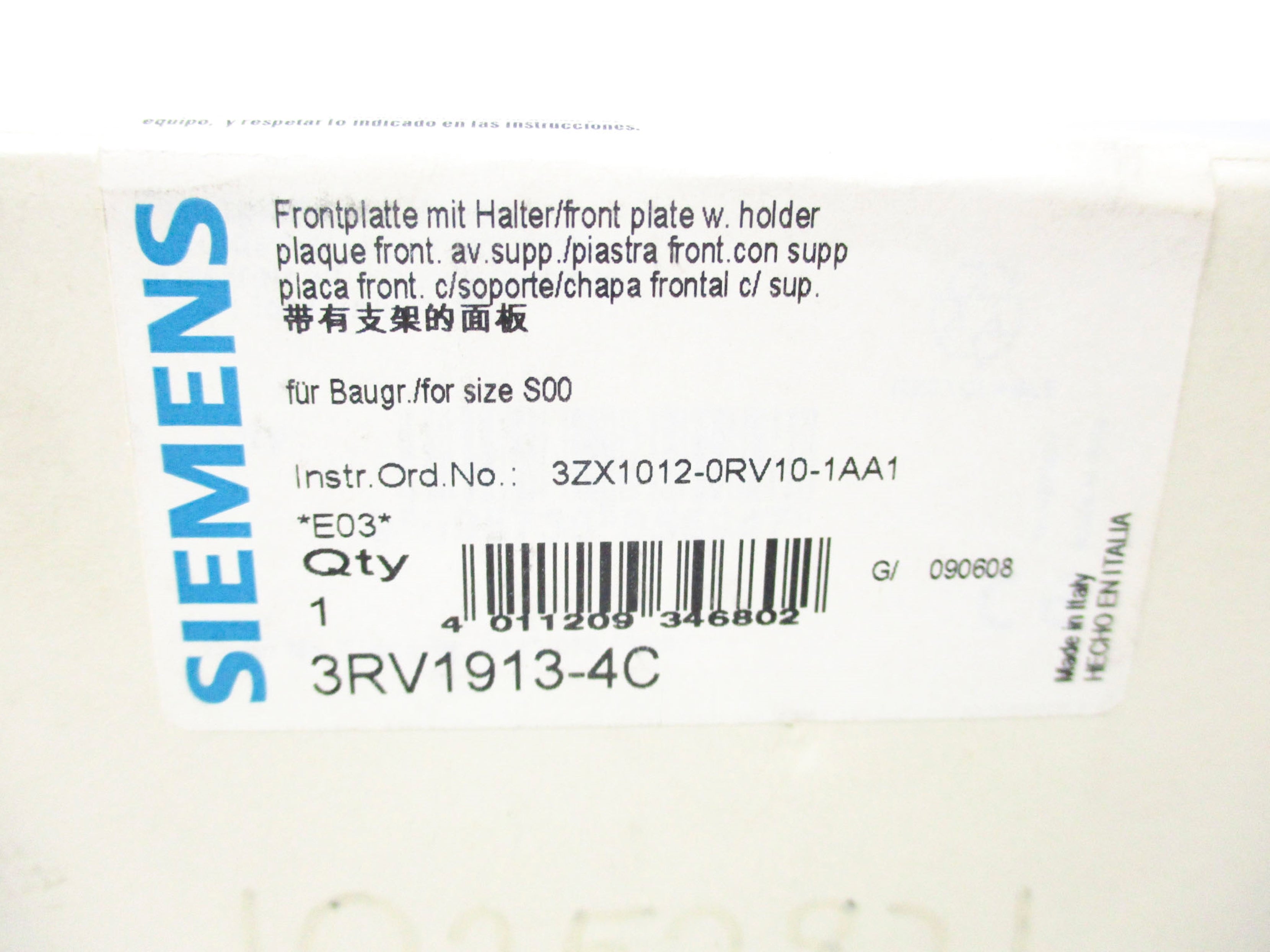 SIEMENS 3RV1913-4C NSMP
