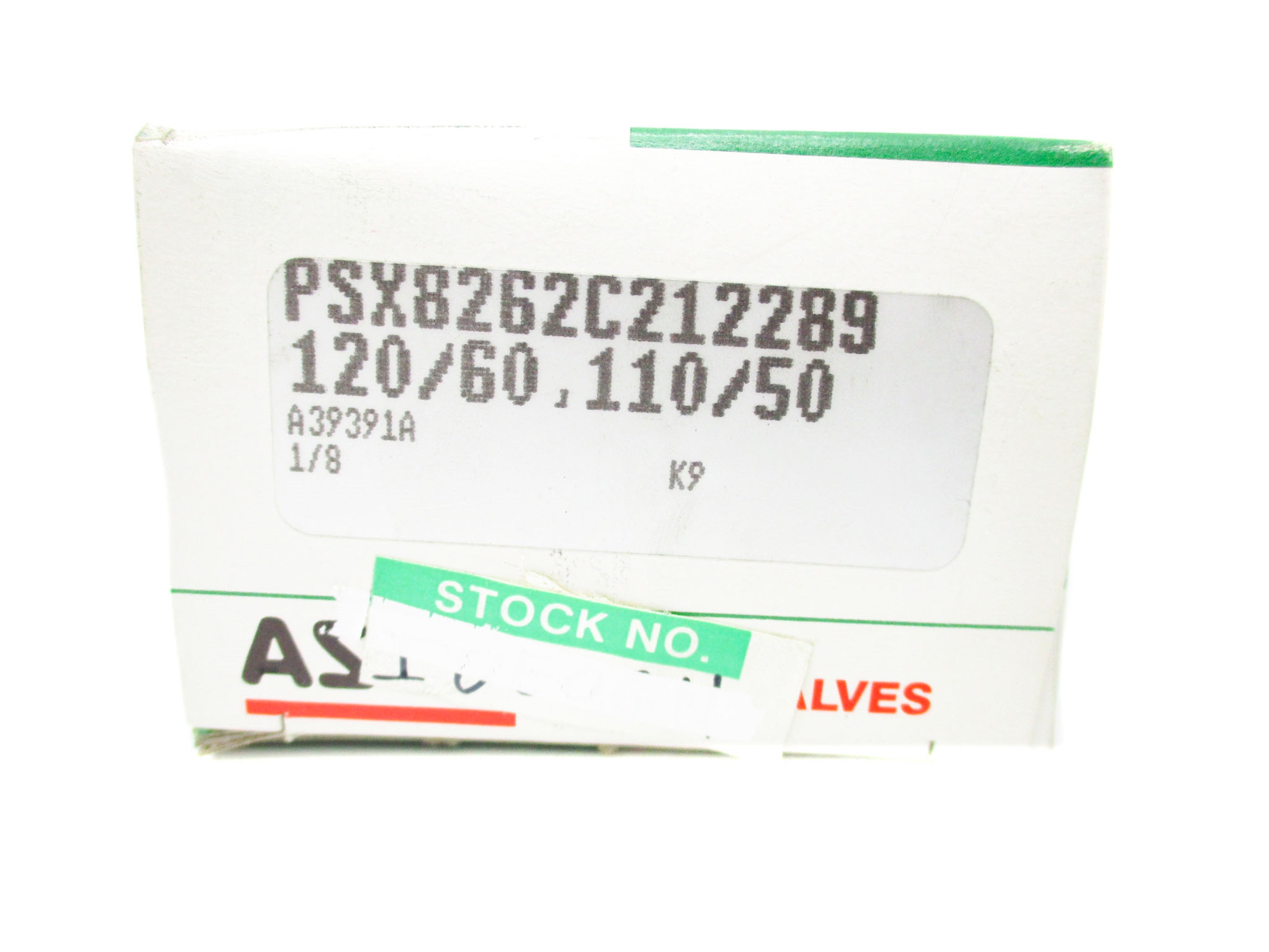 ASCO PSX8262C212289 155-180/140 PSI NSMP