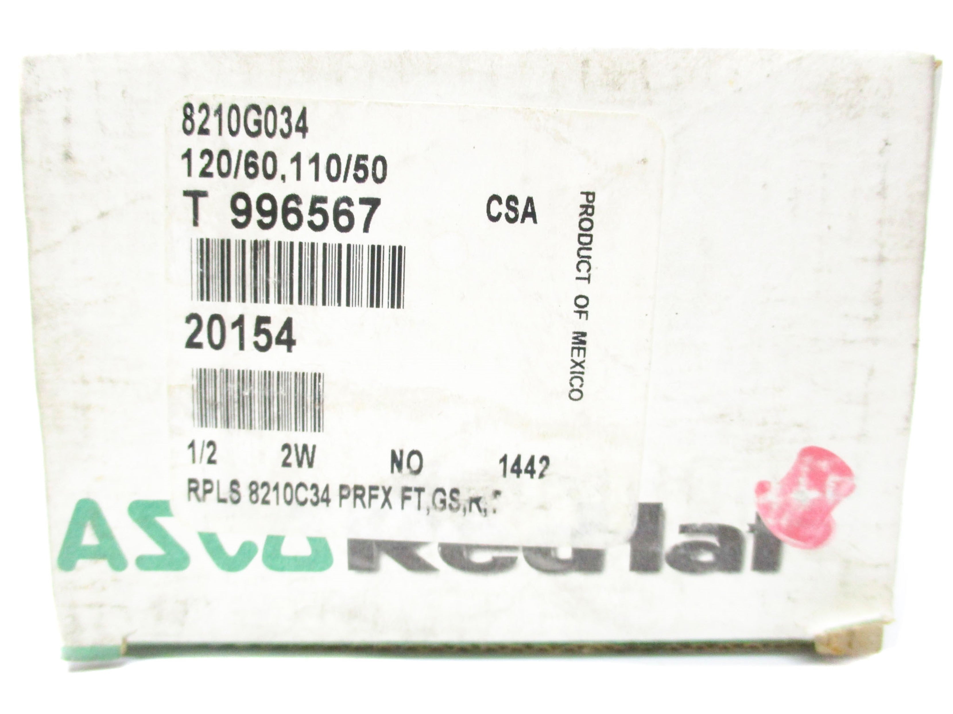 ASCO 8210G034 110/120V 125-150PSI 1/2" NSMP