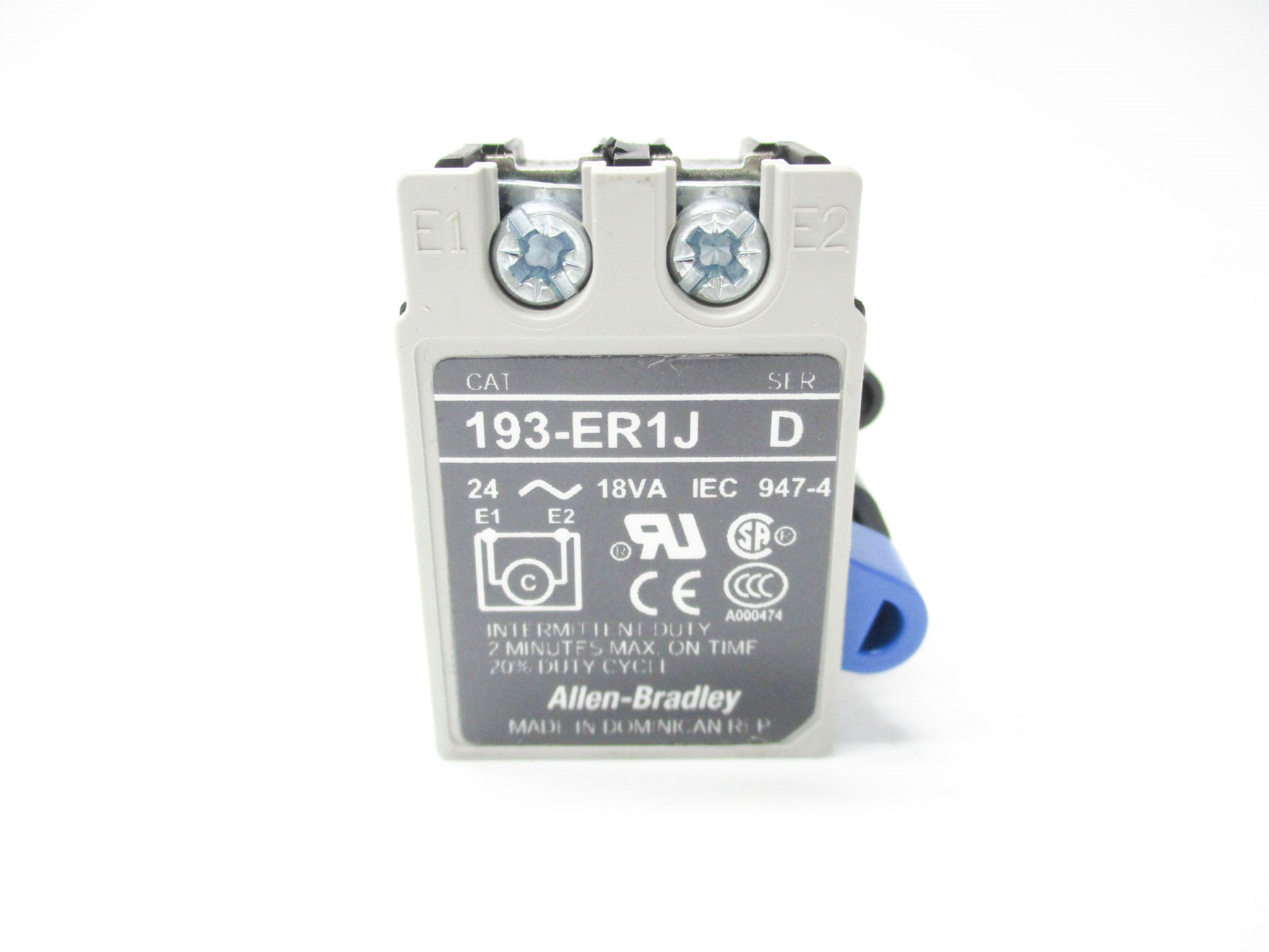 ALLEN BRADLEY 193-ER1J SER. D (WH) NSMP
