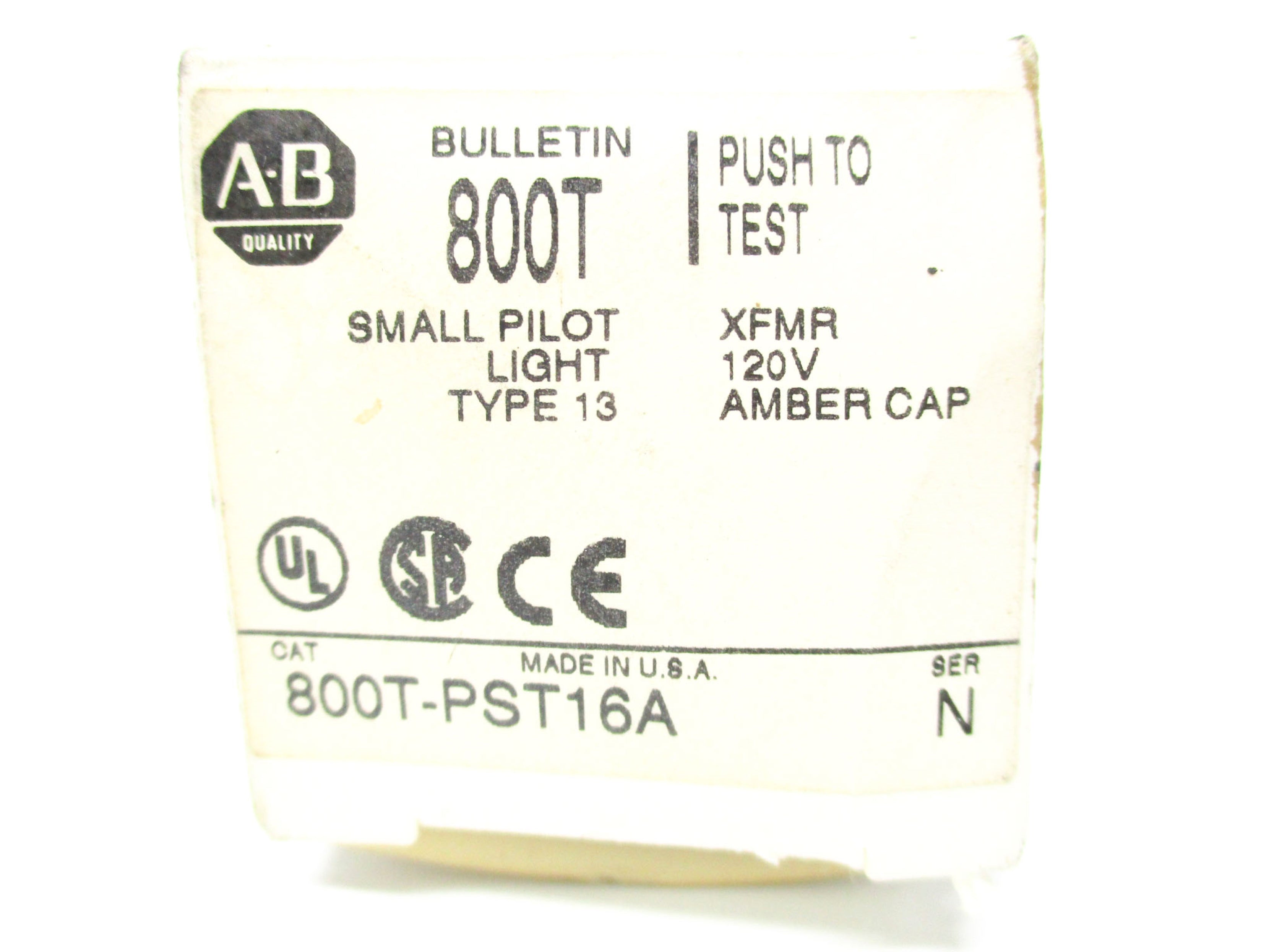 INDUSTRIAL SPARE PART 800T-PST16A SER. N 120V (WH) NSMP