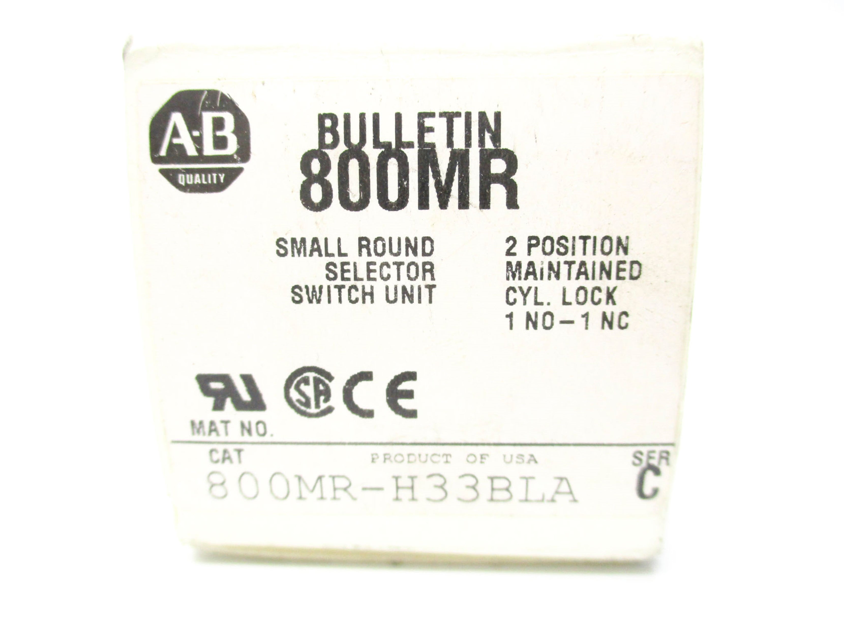 INDUSTRIAL SPARE PART 800MR-H33BLA SER. C (WH) NSMP