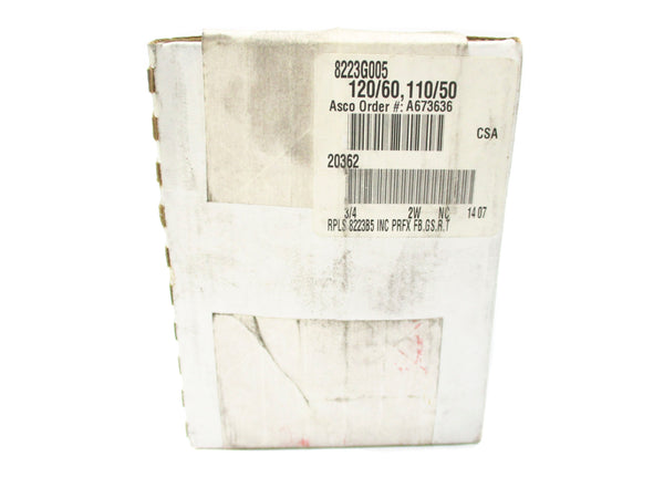 ASCO 8223G005 110/120V 3/4" NSFS