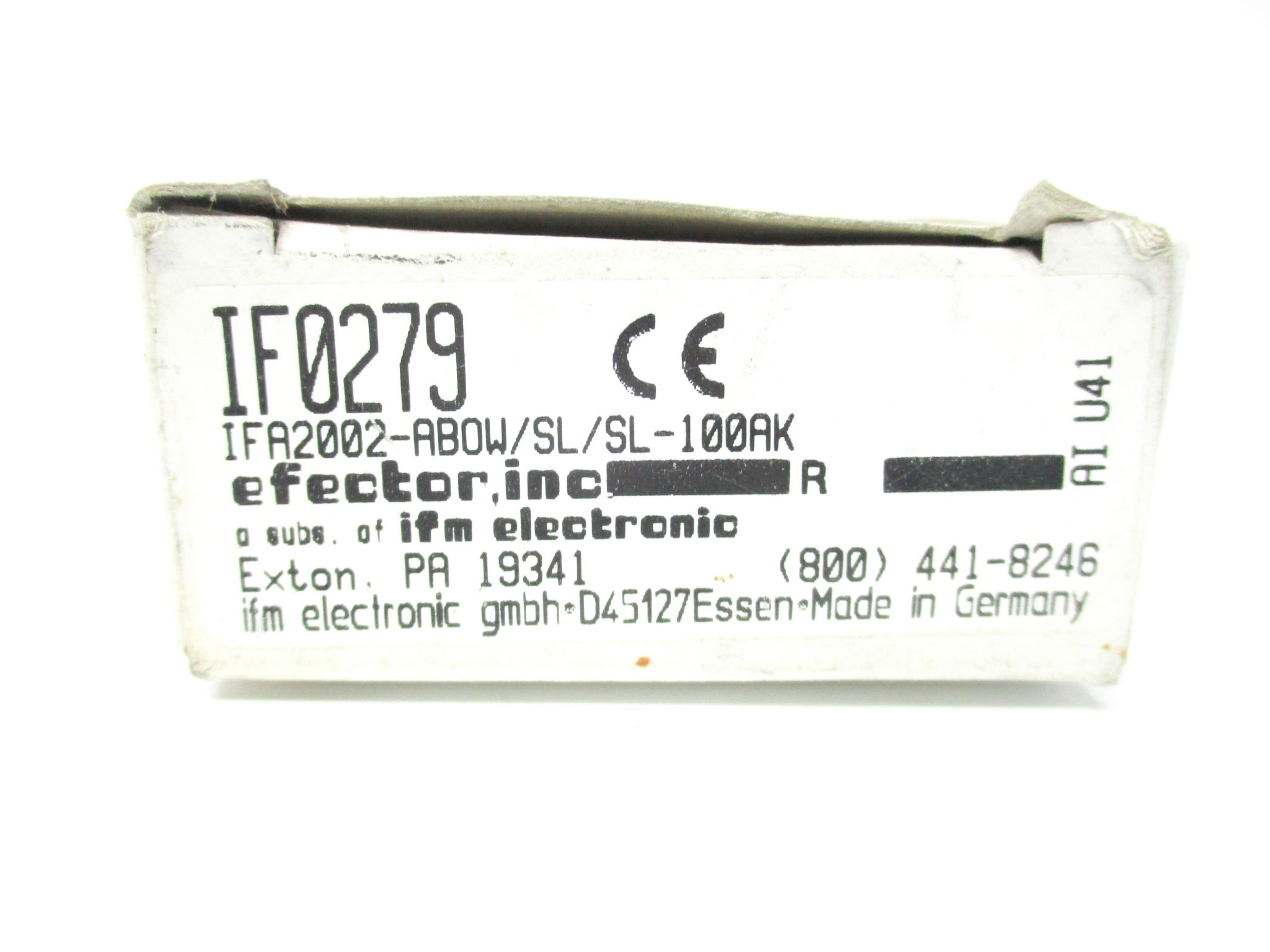 IFM EFECTOR IFA2002-ABOW/SL/LS/100-AK IF0279 NSMP