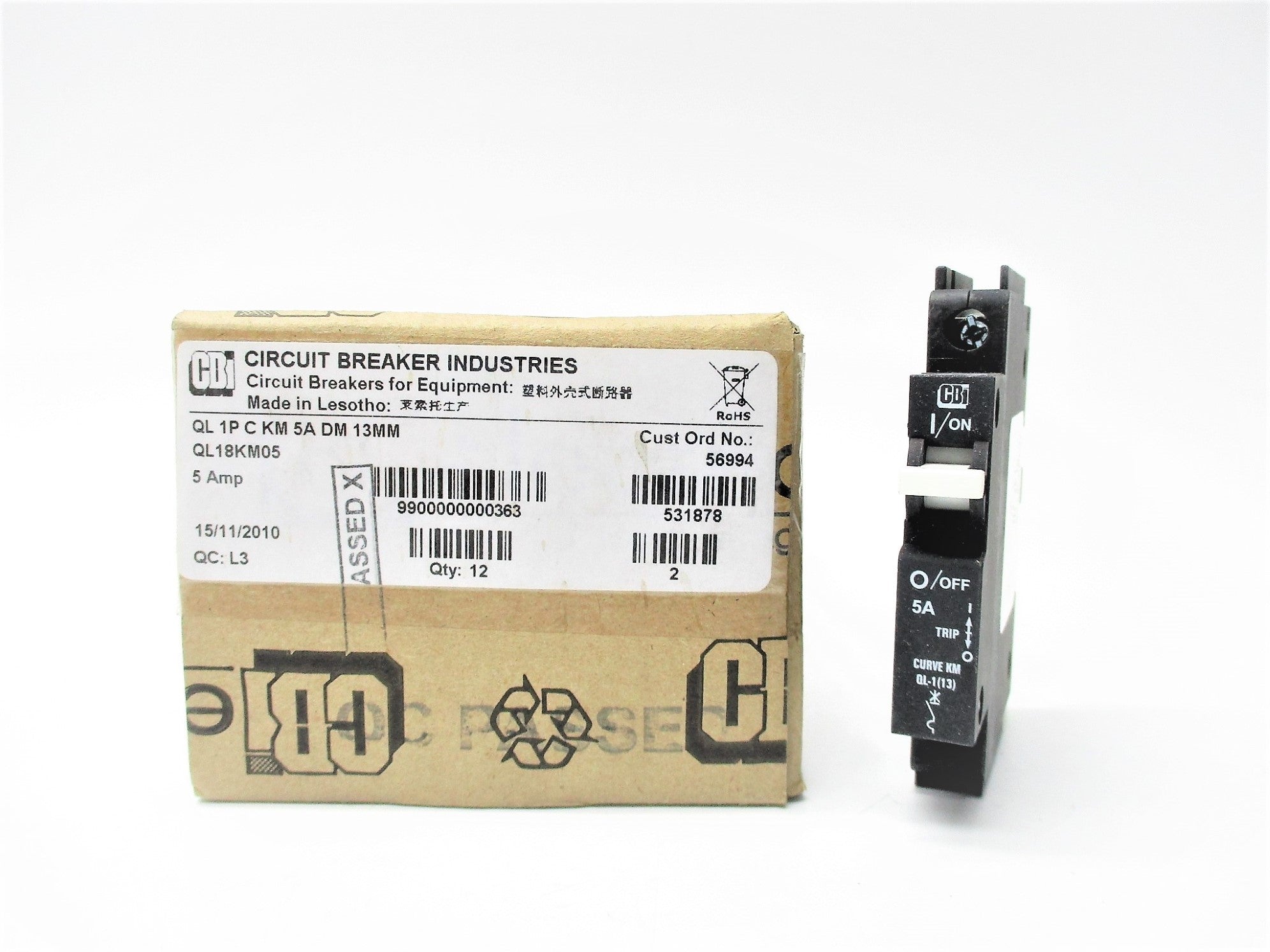 CBI 18KM05 120V 5A (PKG OF 12) NSMP