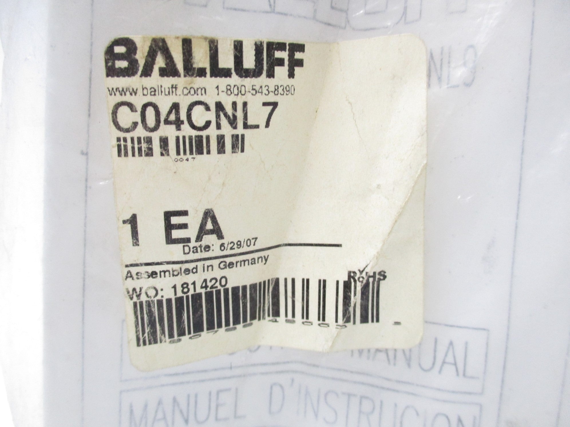 BALLUFF C04CNL7 NSNP