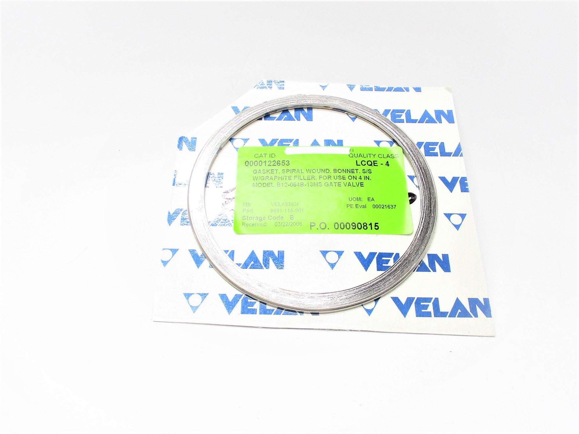 VELAN 8681-116-901 NSFS