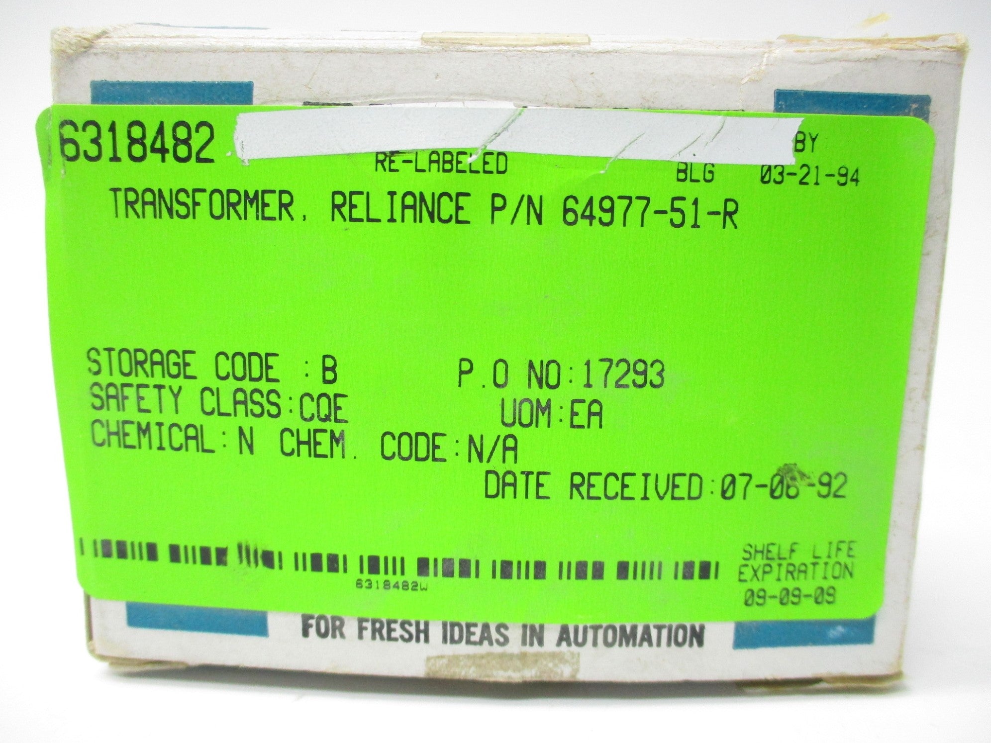 RELIANCE ELECTRIC 64977-51-R NSMP