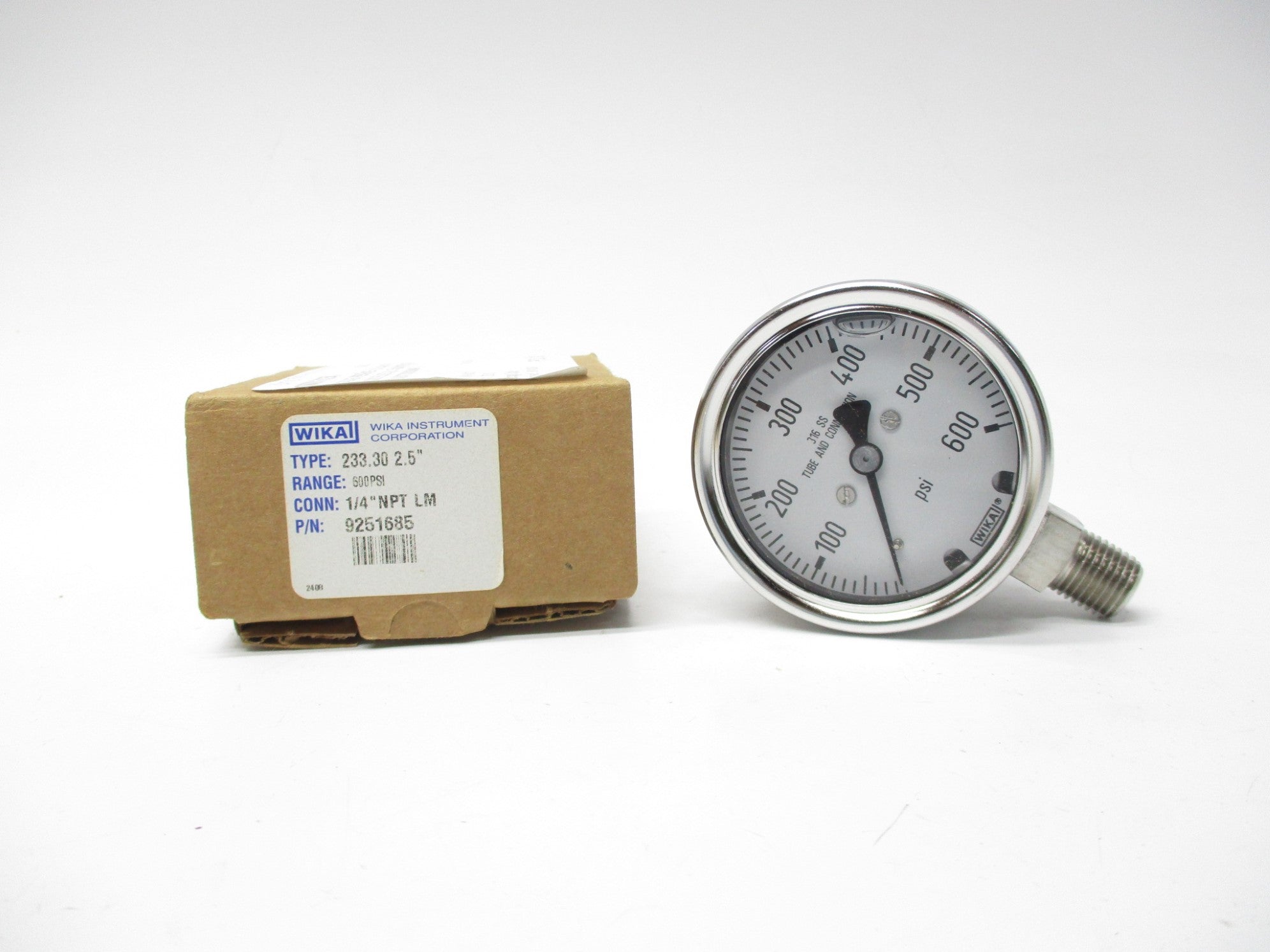 WIKA 9251685 0-600PSI NSMP
