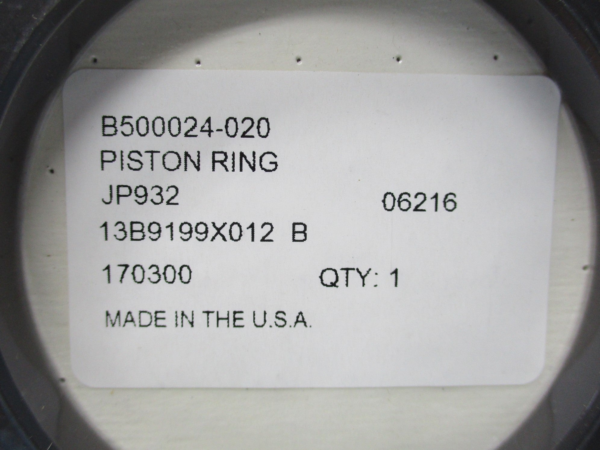 SPARE PART B500024-020 NSMP