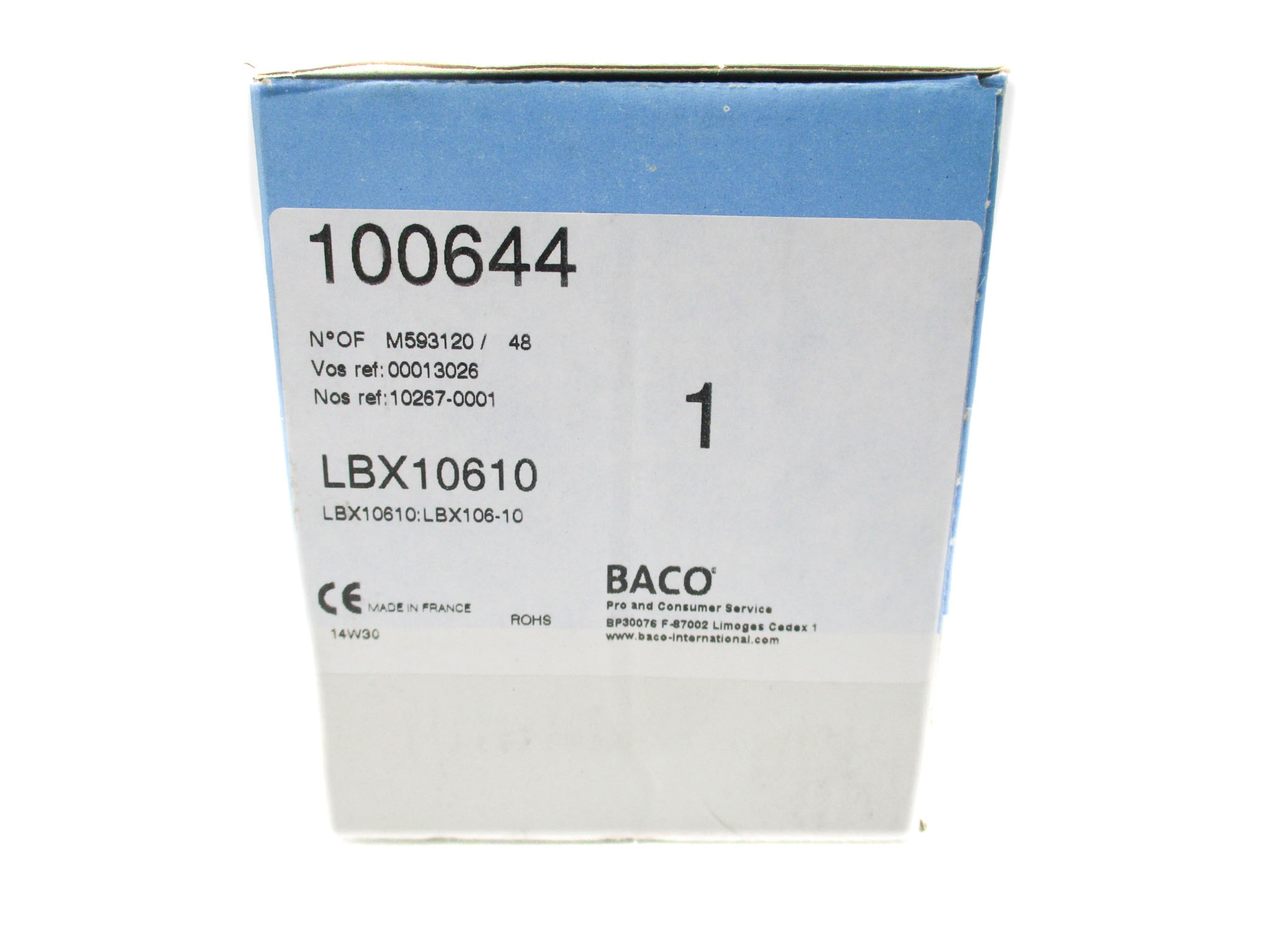 BACO LBX10610 NSMP