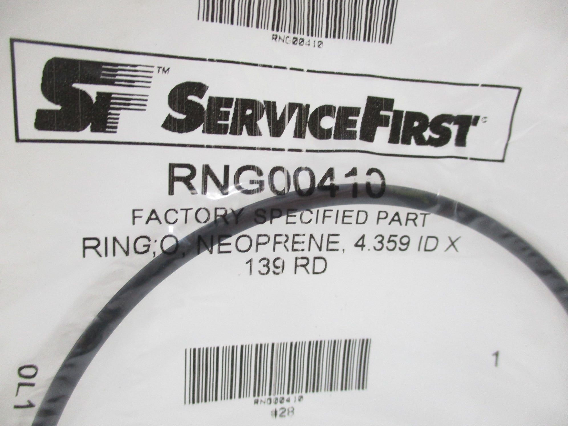 SERVICE FIRST RNG00410 NSMP