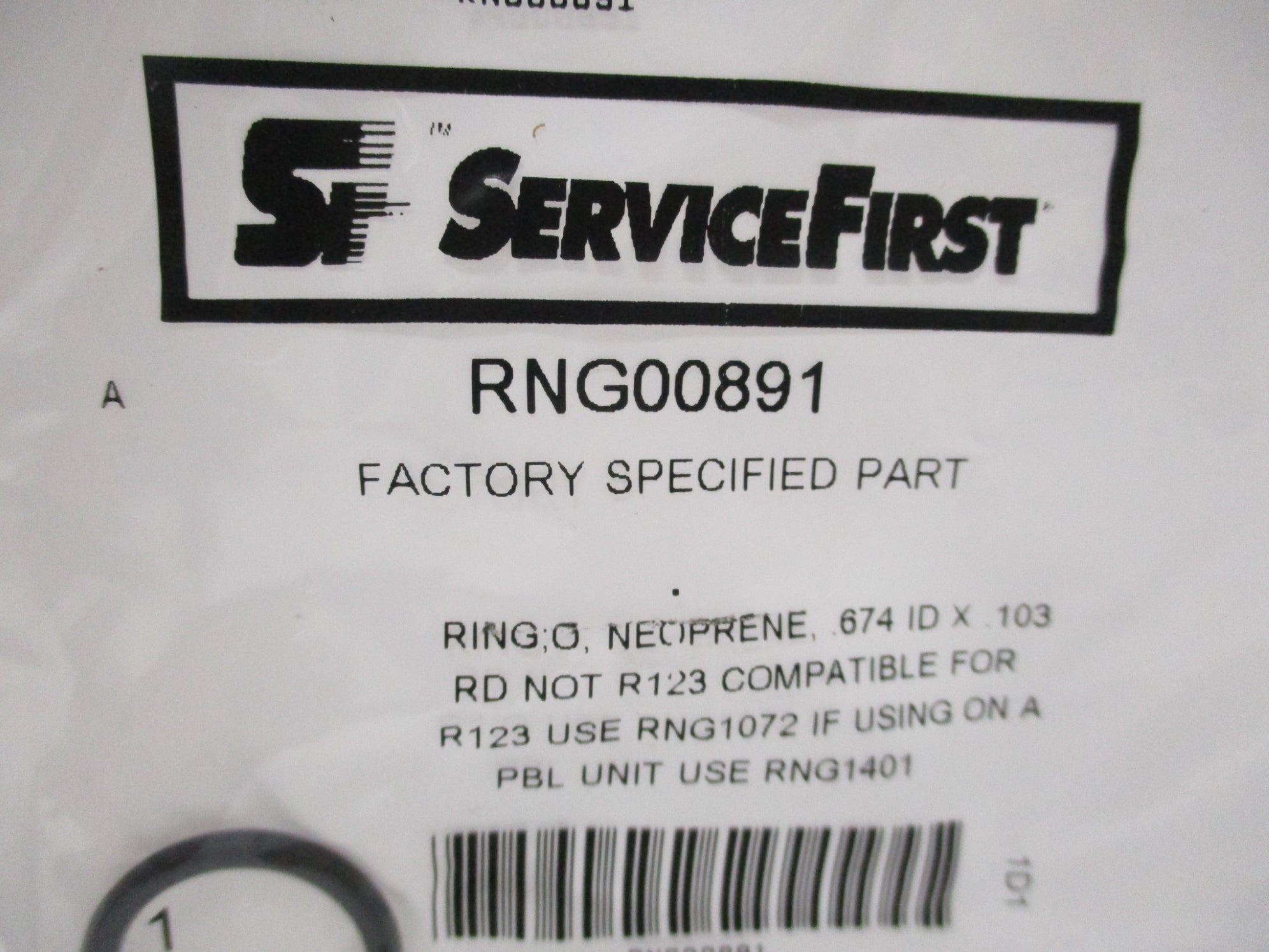 SERVICE FIRST RNG00891 NSMP