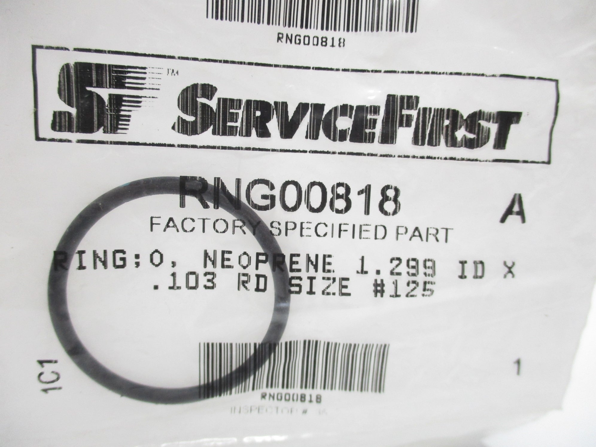 SERVICE FIRST RNG00818 NSMP
