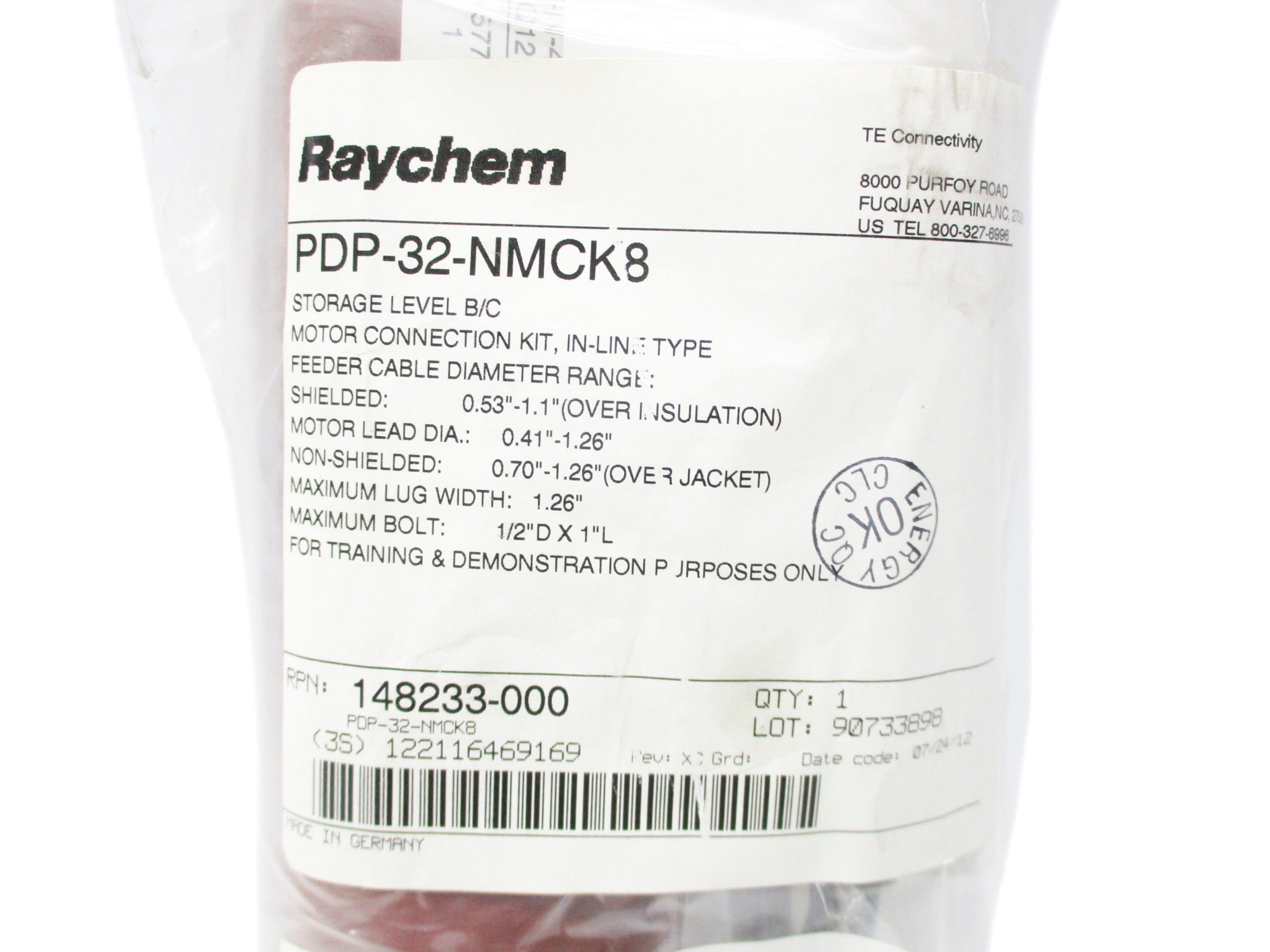 RAYCHEM PDP-32-NMCK8 NSMP