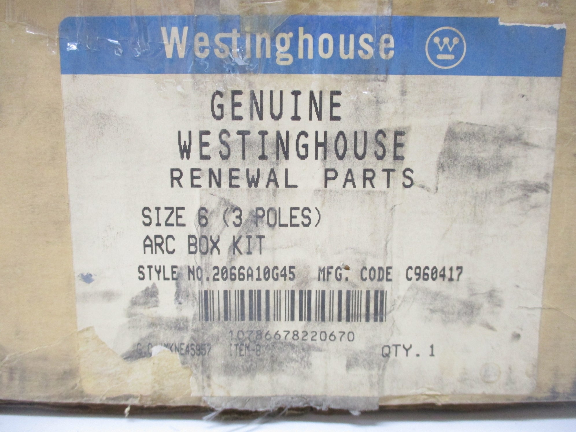 WESTINGHOUSE 2066A10G45 NSMP