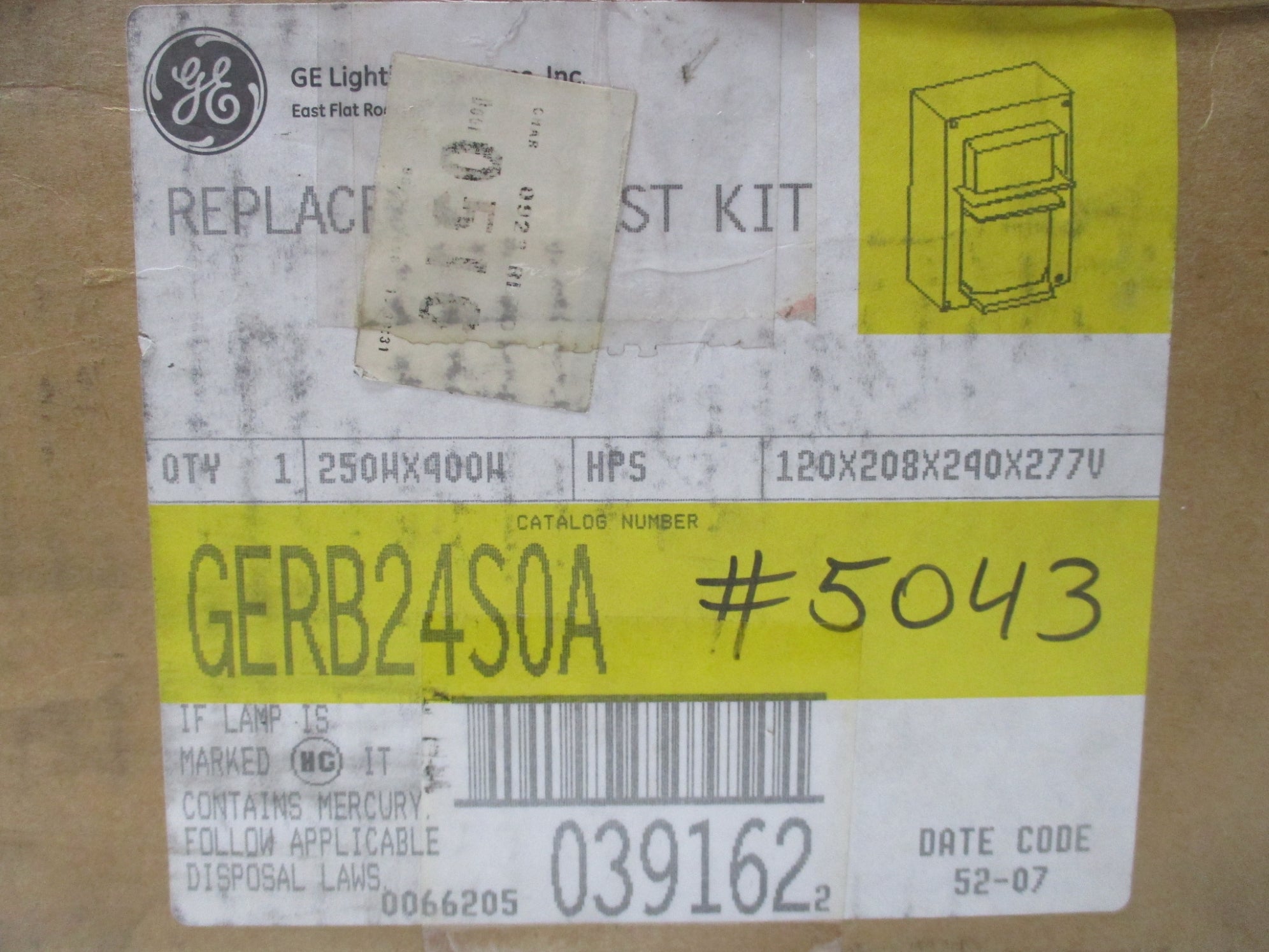 GENERAL ELECTRIC GERB24S0A NSMP