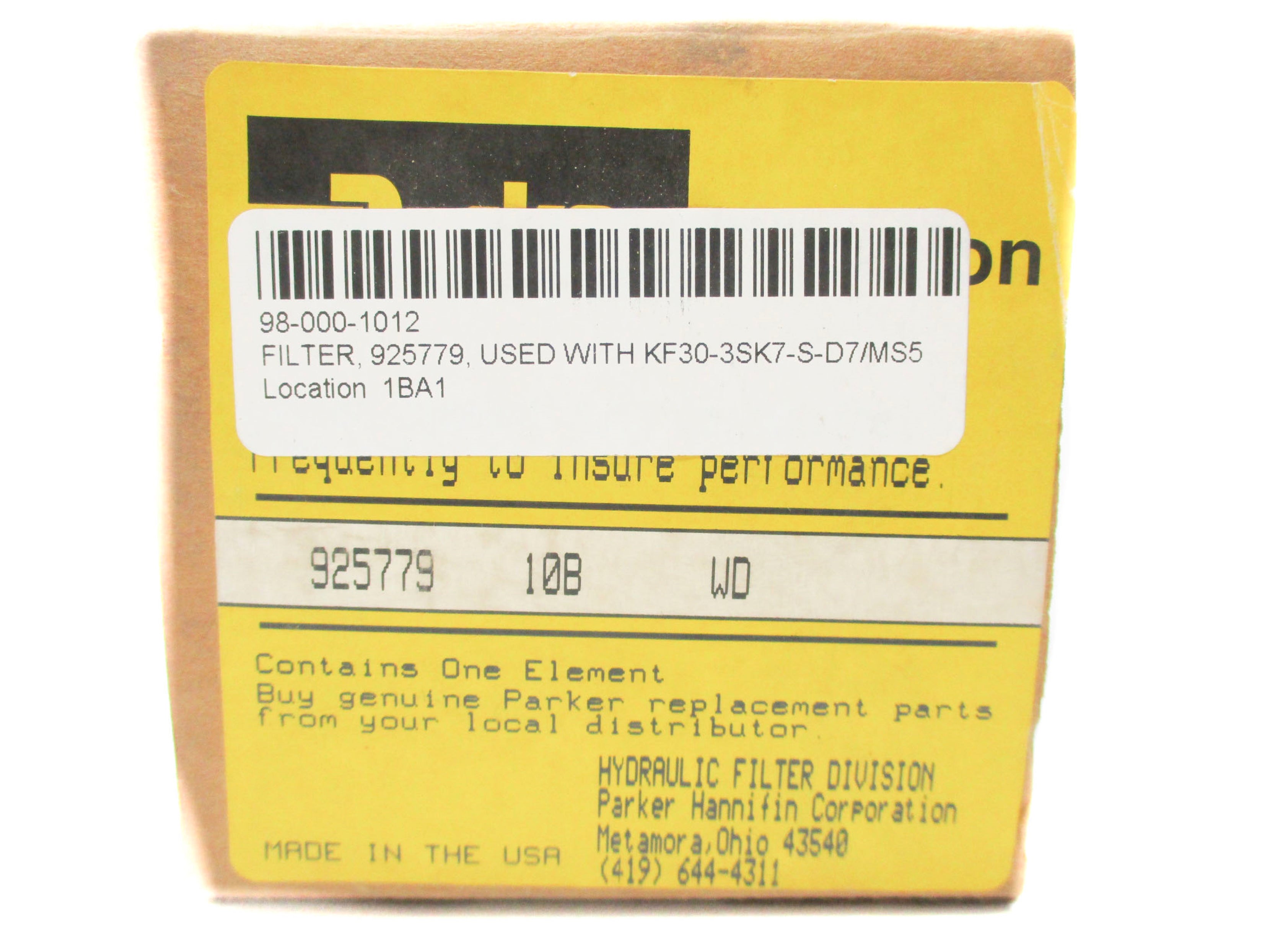PARKER 92577910BWD NSMP