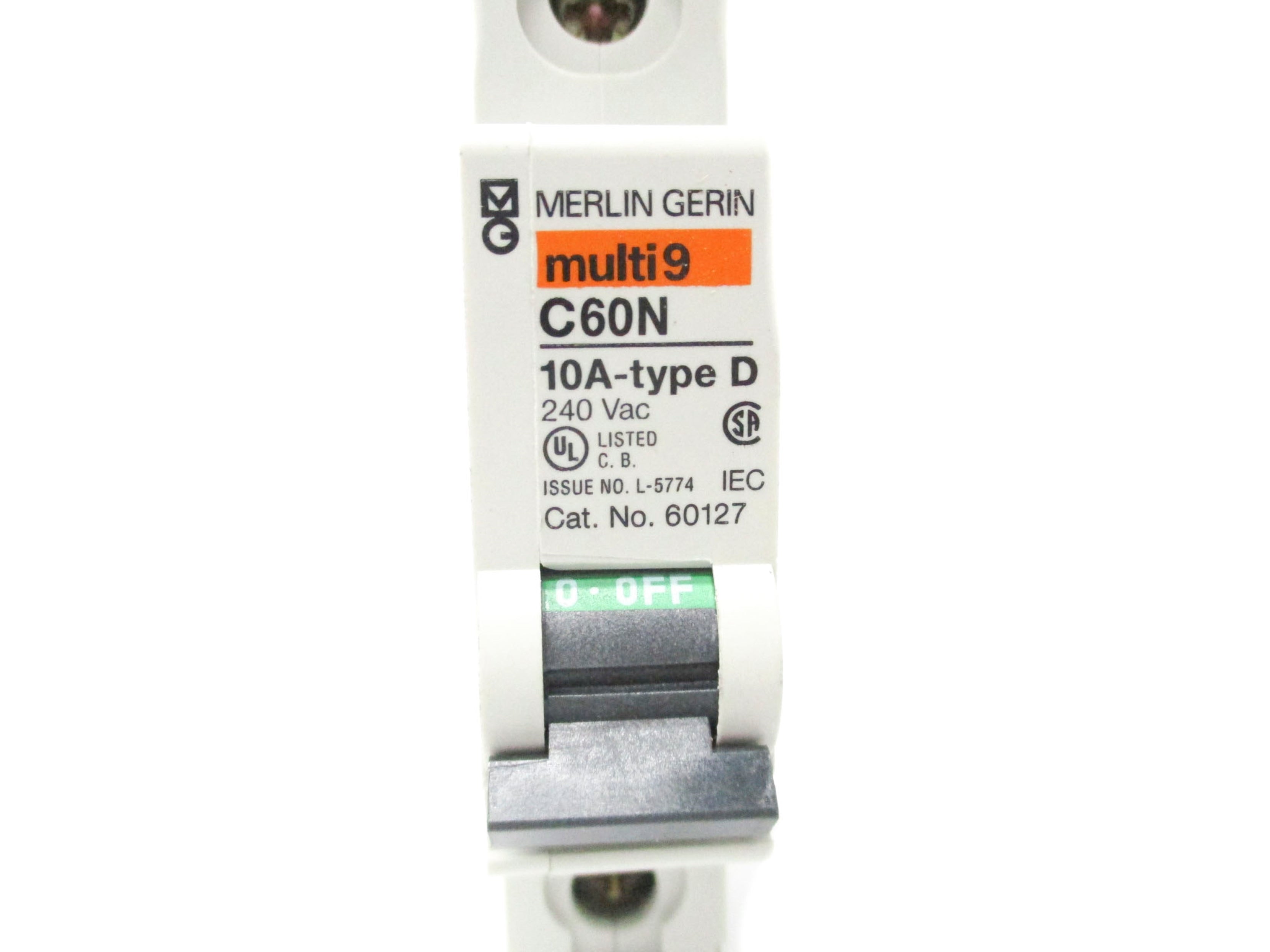 SQUARE D 60127 240VAC 10A NSMP