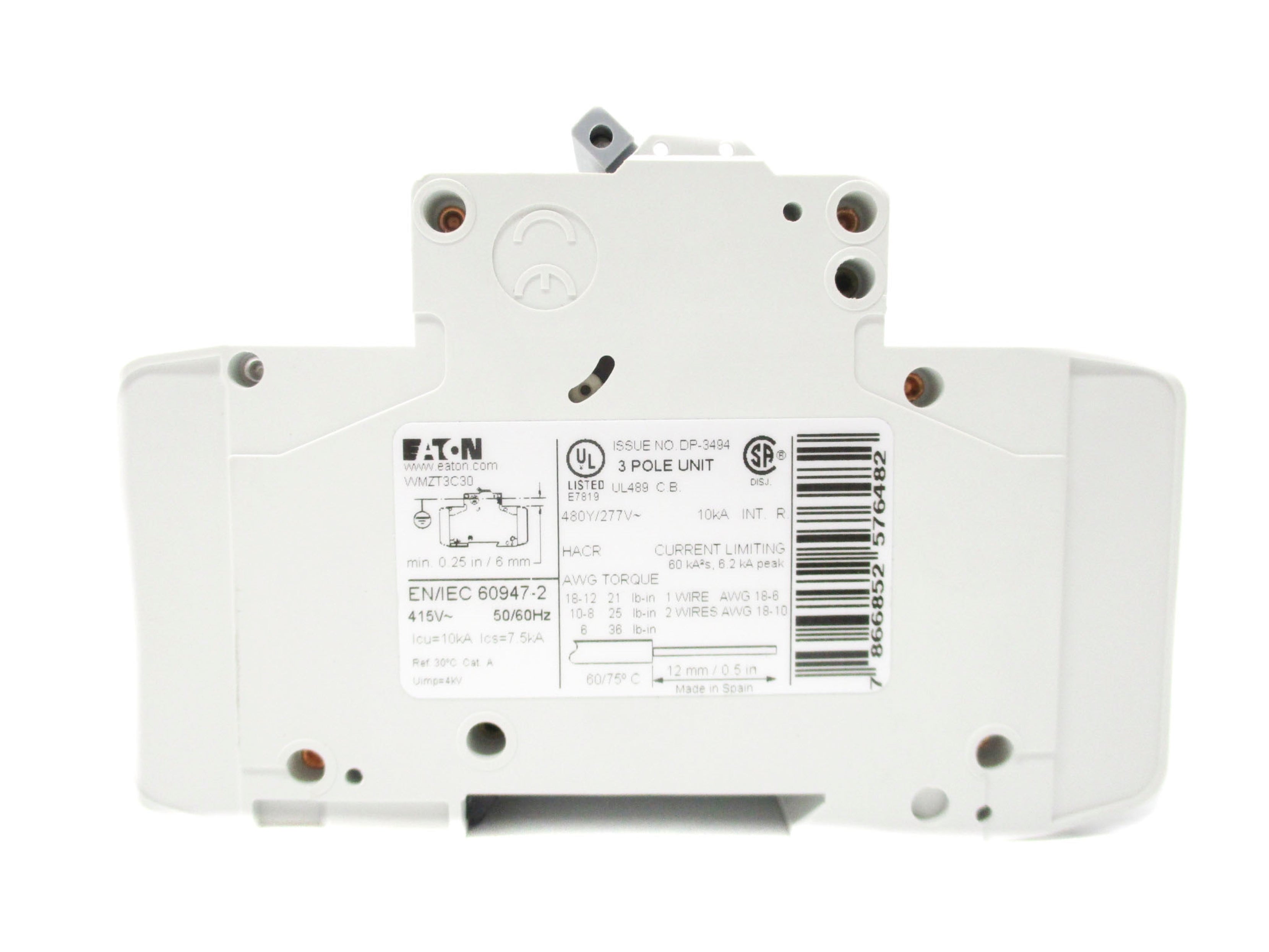 EATON WMZT3C30 415V 30A NSMP