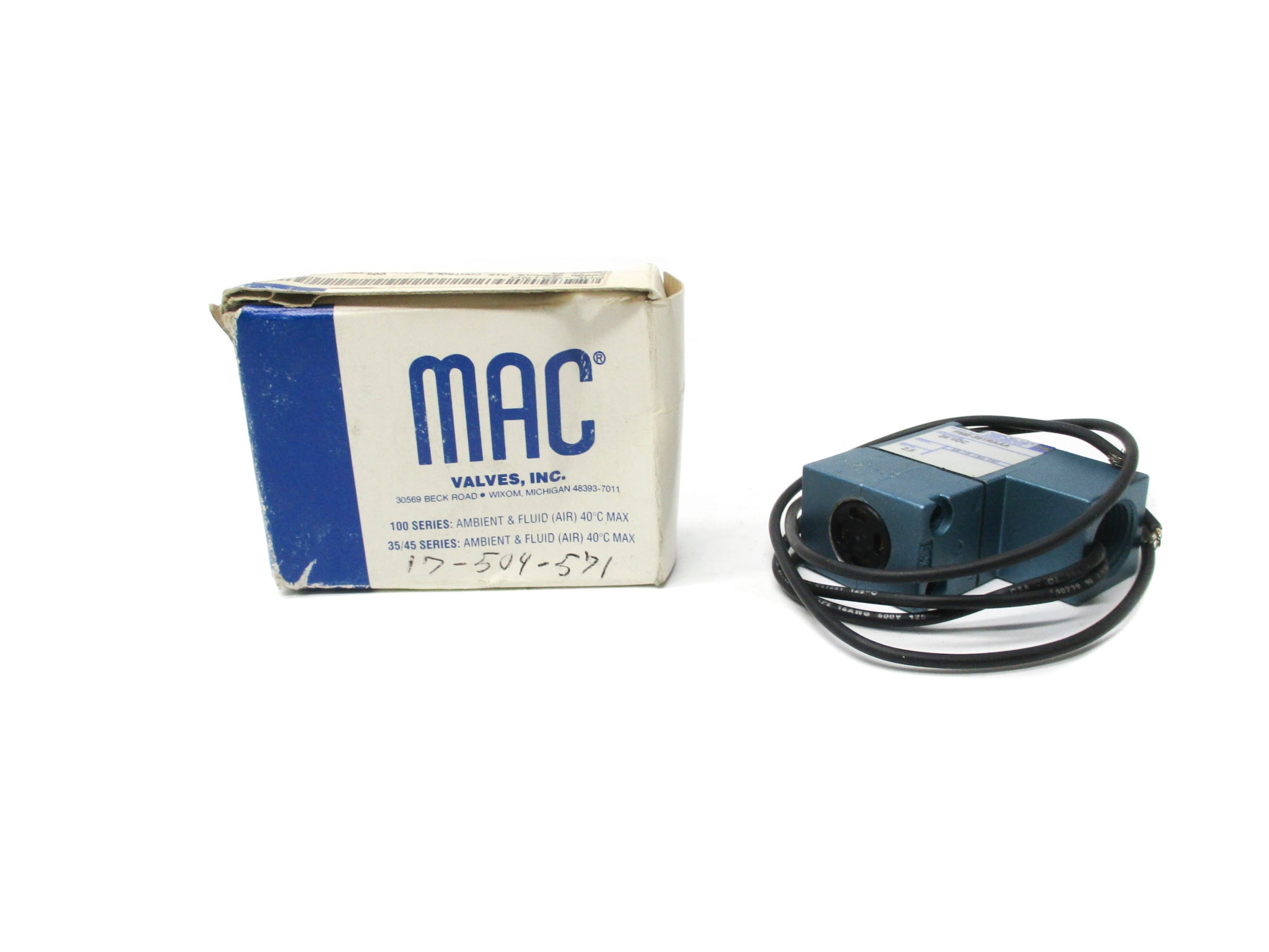 MAC PME-591RAAA 24VDC 25-150PSI NSMP