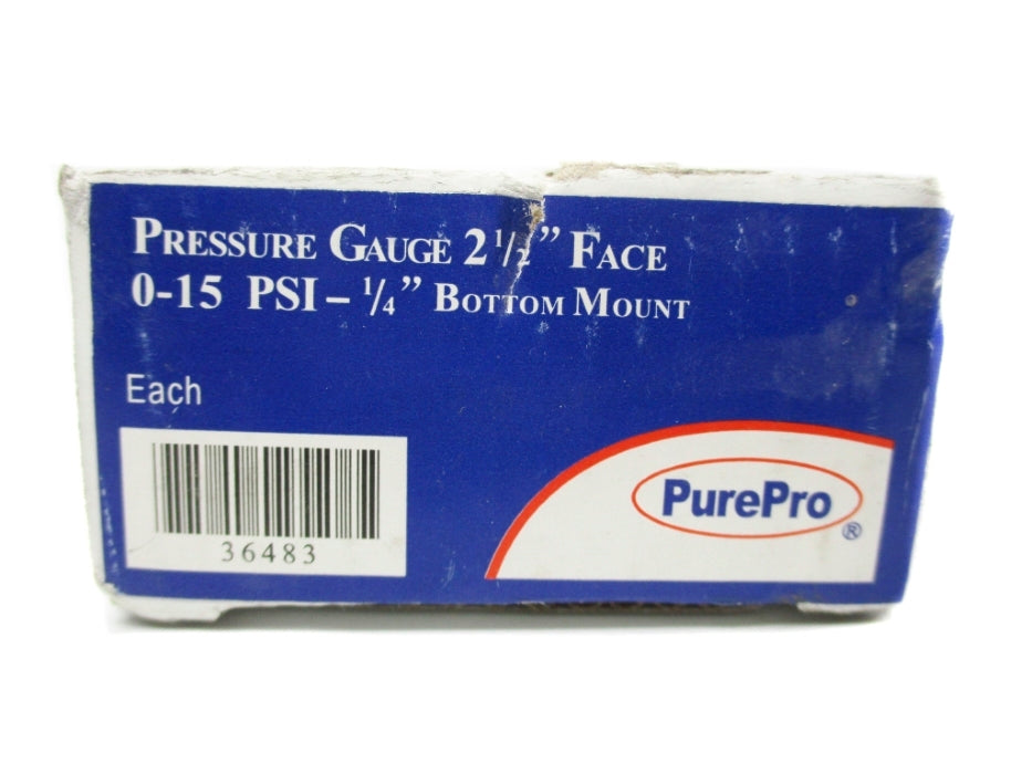 PUREPRO 36483 0-15 PSI NSMP