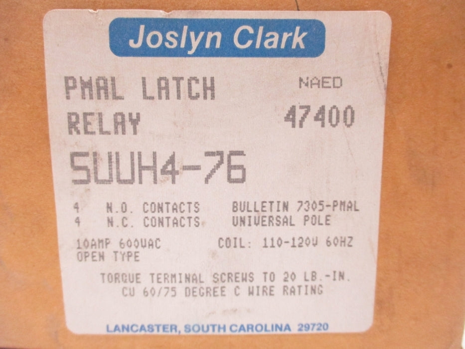 JOSLYN CLARK 5UUH4-76 110-120V NSMP