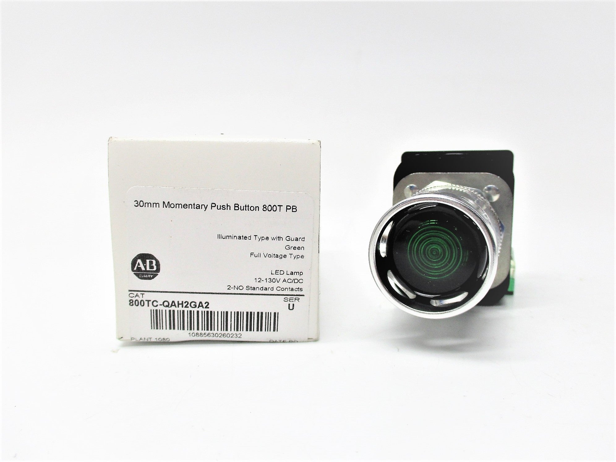 ALLEN BRADLEY 800TC-QAH2GA2 SER. U (WH) NSMP