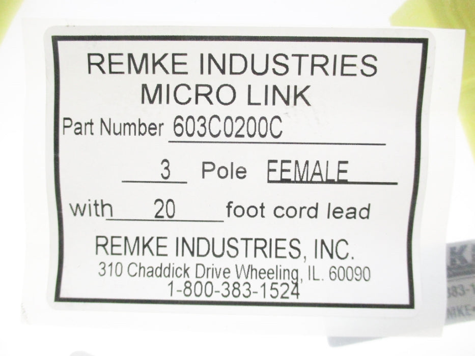 REMIS INDUSTRIES 603C0200C NSMP