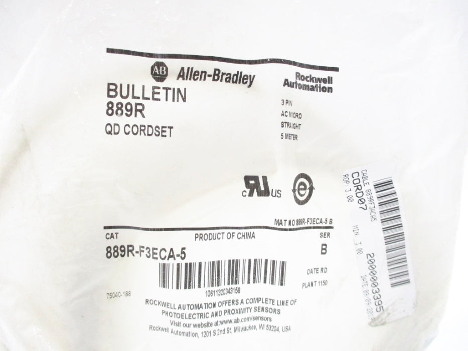 ALLEN BRADLEY 889R-F3ECA-5 SER. B NSMP