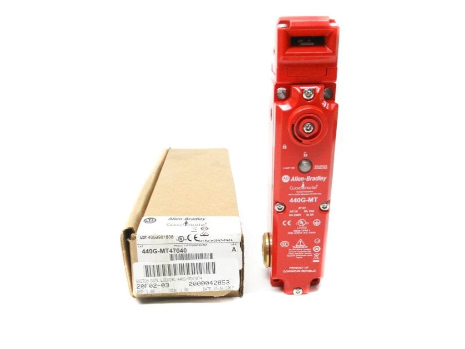 ALLEN BRADLEY 440G-MT47040 SER. A 24VAC/DC 10A (BR/WH) NSMP