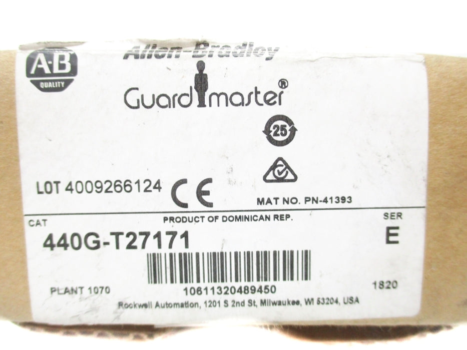 INDUSTRIAL SPARE PART 440G-T27171 SER. E 24VAC/DC 10A (BR/WH) NSMP