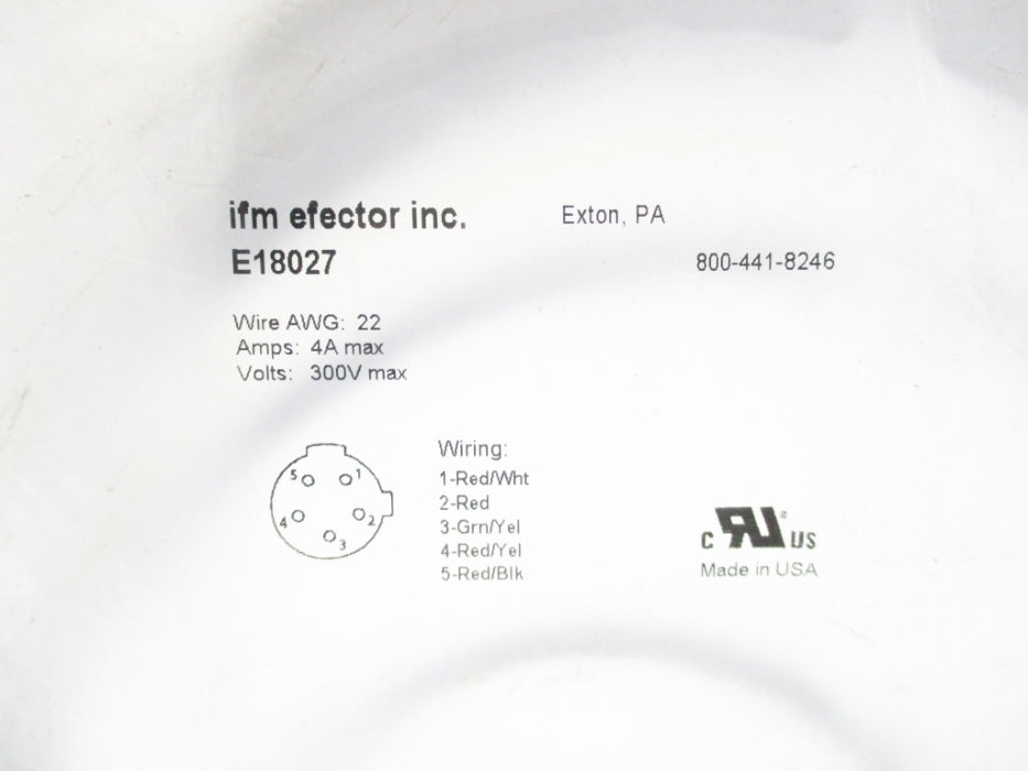 IFM EFECTOR E18027 300V 4A NSMP