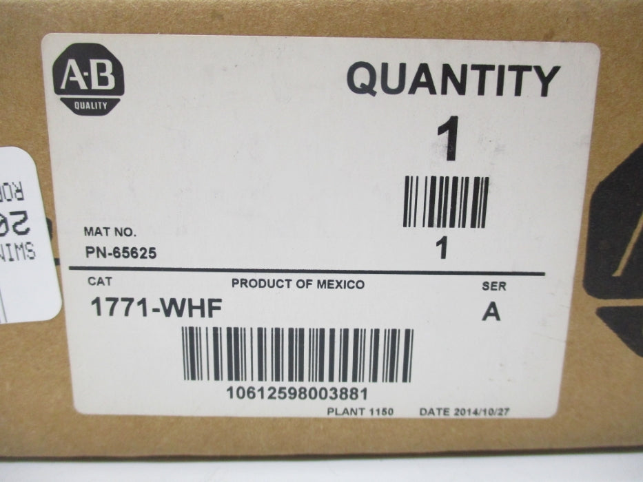 ALLEN BRADLEY 1771-WHF SER. A 250V 300A NSMP