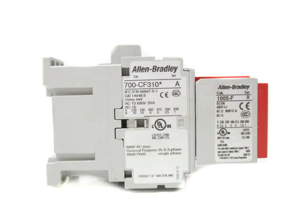 ALLEN BRADLEY 700S-CF440DC SER. A 110/120V (BR/WH) NSMP