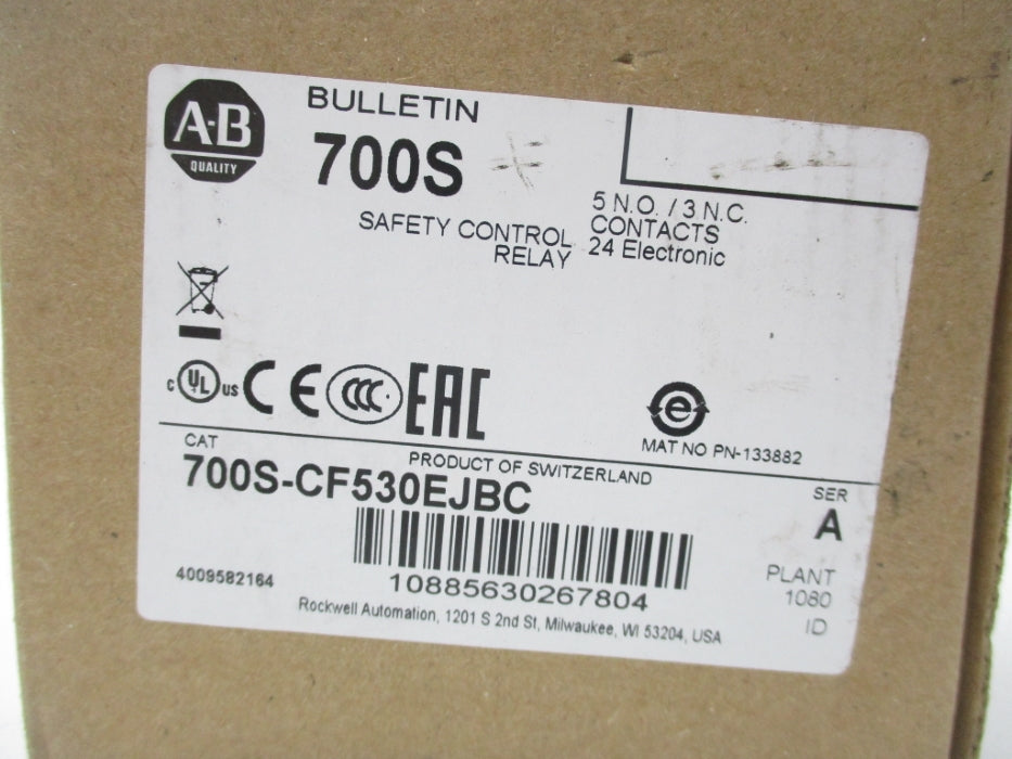 INDUSTRIAL SPARE PART 700S-CF530EJBC SER. A 24VDC (BR/WH) NSMP