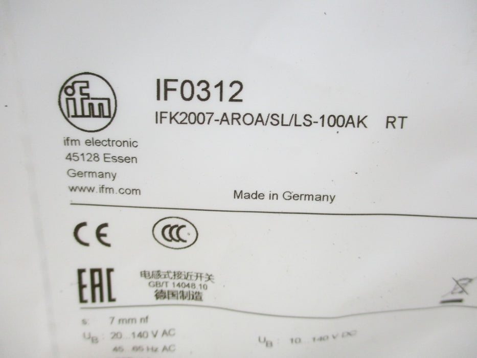 IFM IF0312 NSMP