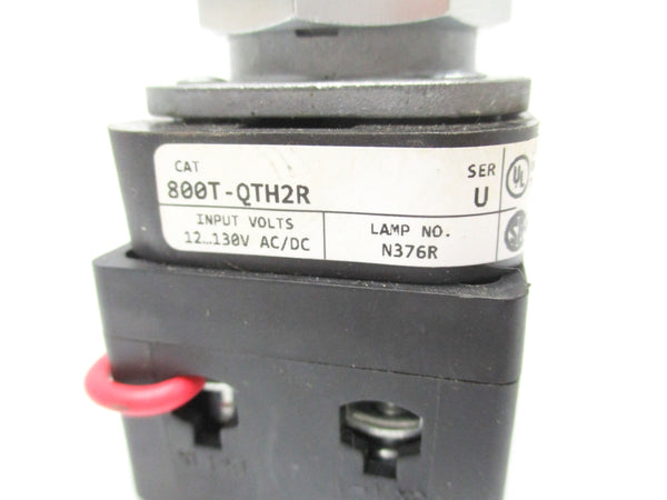 ALLEN BRADLEY 800T-QTH2R SER. U 12/130VAC/DC NSNP
