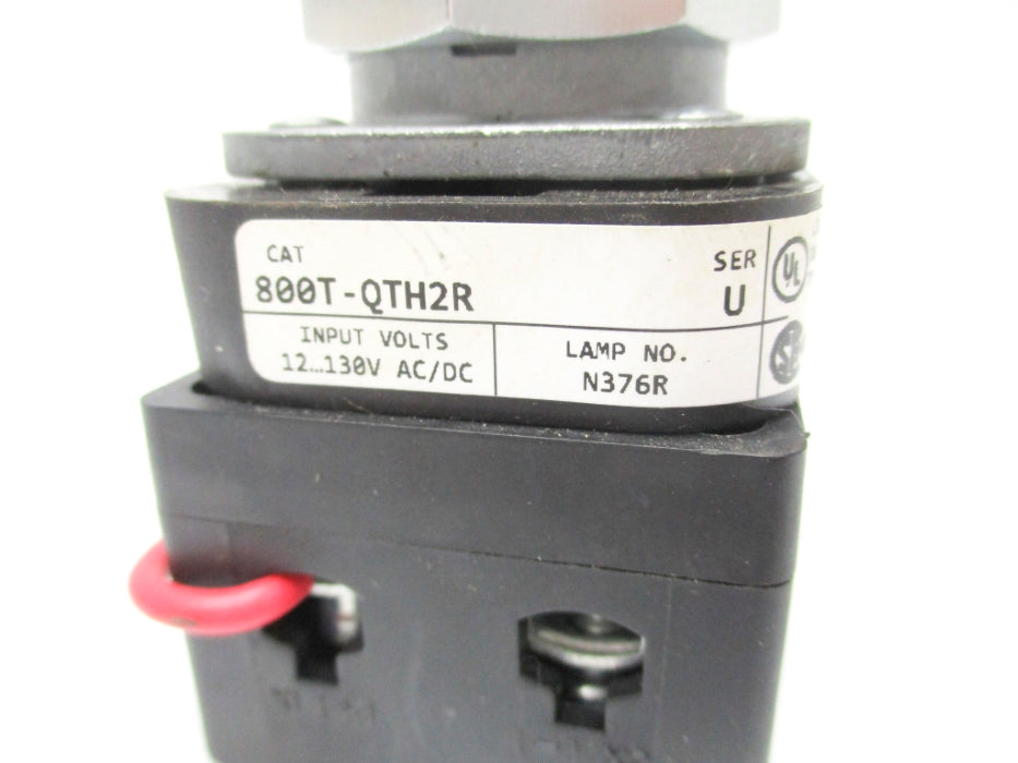 ALLEN BRADLEY 800T-QTH2R SER. U 12/130VAC/DC NSNP