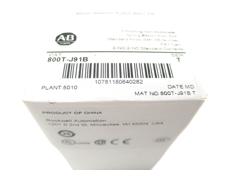 INDUSTRIAL SPARE PART 800T-J91B SER. T (WH) NSFS