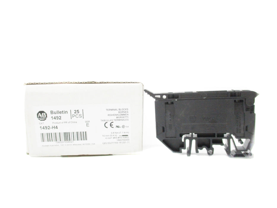 ALLEN BRADLEY 1492-H4 SER. E (PKG OF 25) (WH) NSMP