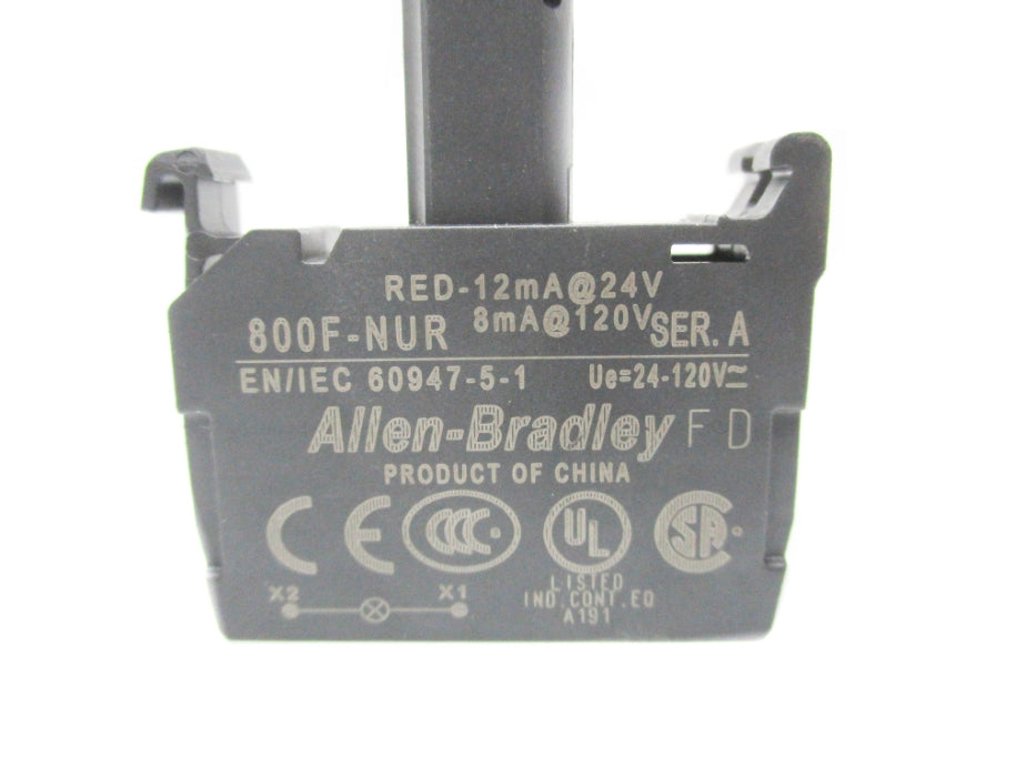 ALLEN BRADLEY 800F-NUR SER. A 120V NSNP