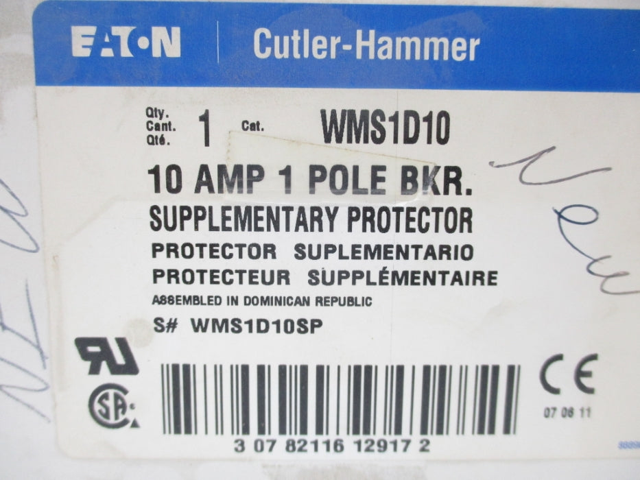 EATON WMS1D10 10A 240V NSMP