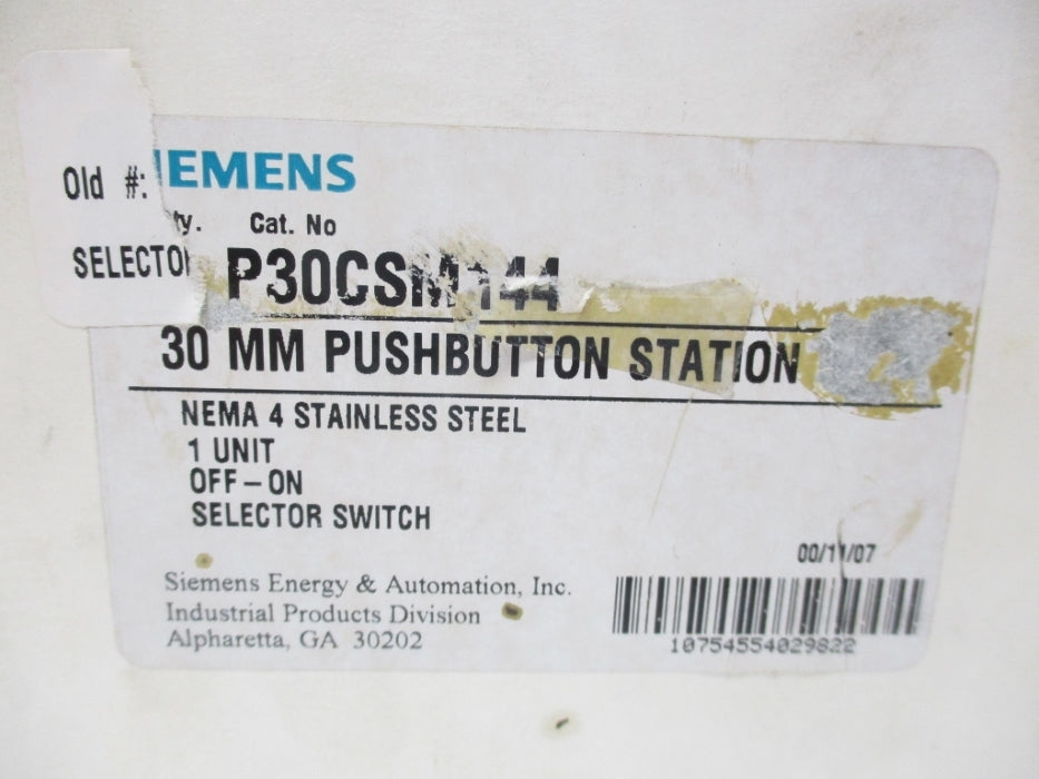 SIEMENS P30CSM144 NSMP