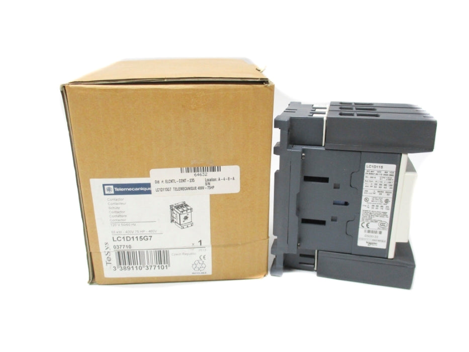 TELEMECANIQUE LC1D115G7 120V 250A NSMP