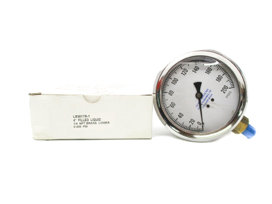 LEWIS SYSTEMS LEW175-1 0-200PSI NSMP