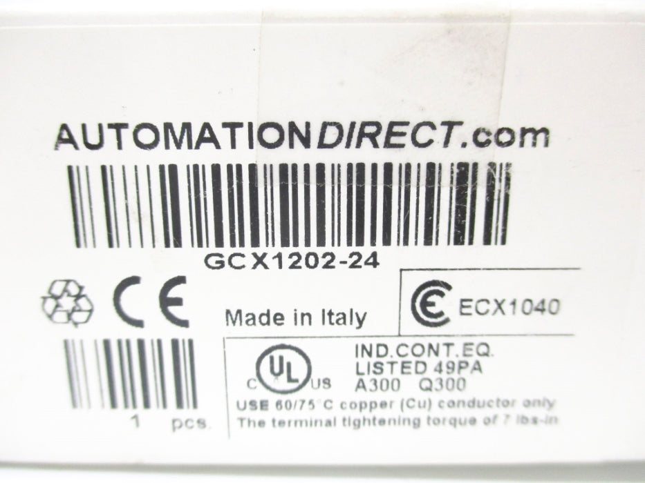 AUTOMATION DIRECT GCX1202-24 400V 10A NSMP