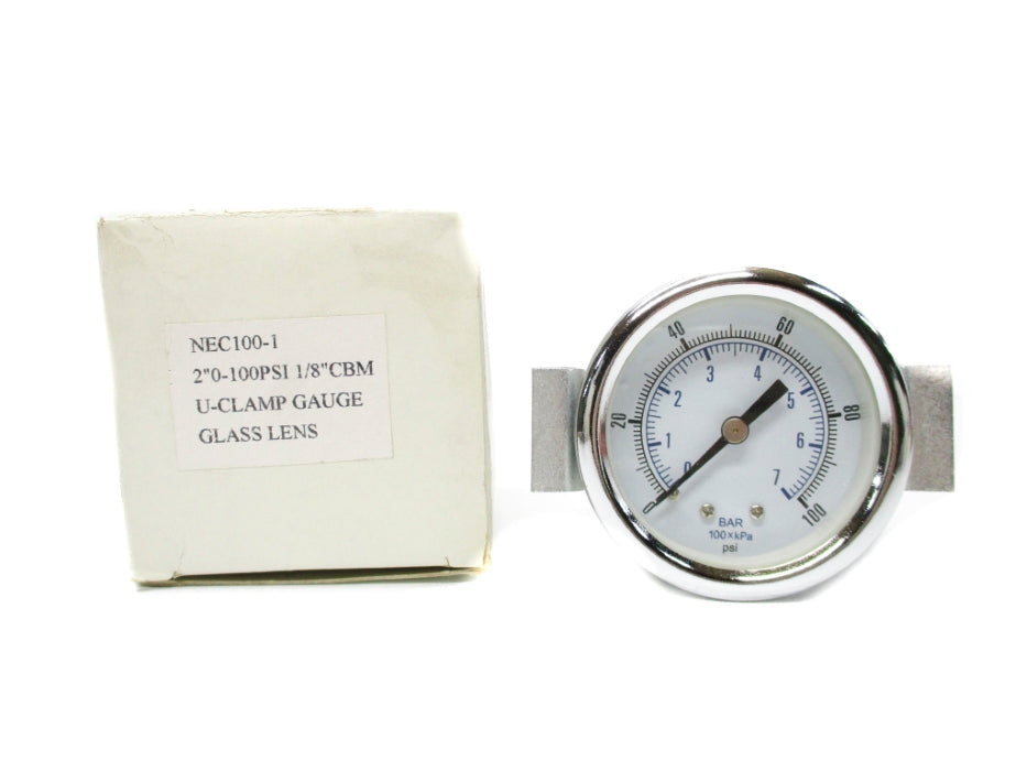 GAUGE NEC100-1 0-100PSI NSMP